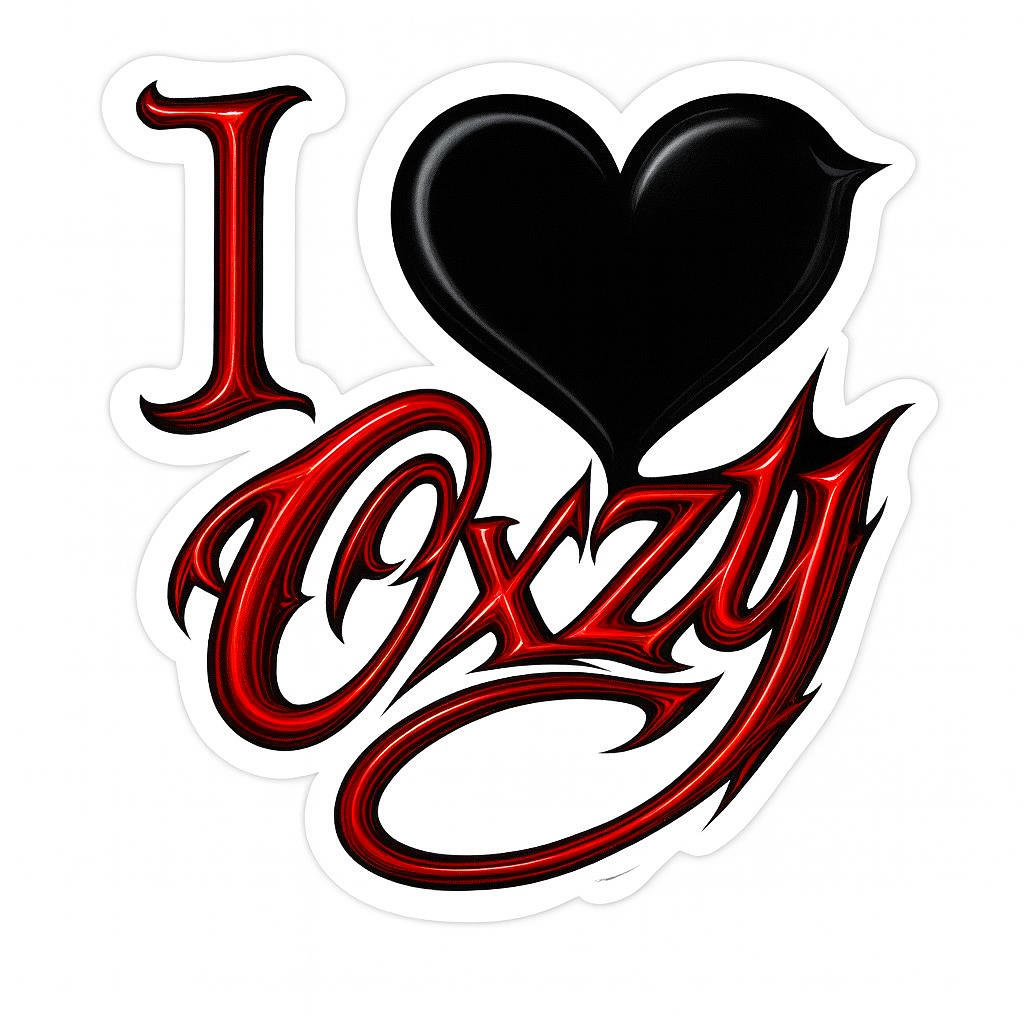 "I ❤️ OXZY" STICKER PACK